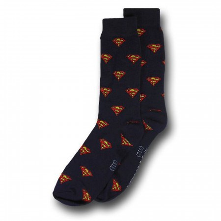 Superman Mini Symbols and Argyle Socks 2-Pack