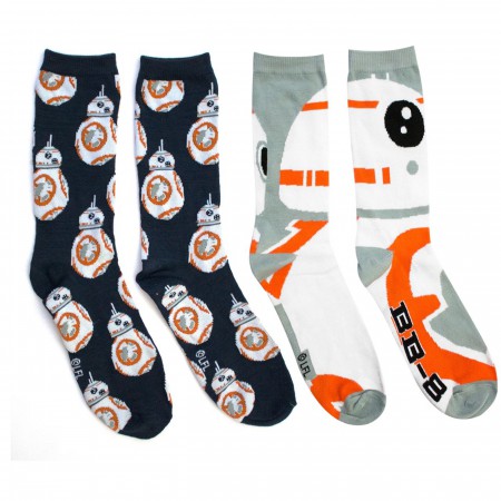 Star Wars BB-8 Crew Socks 2-Pack