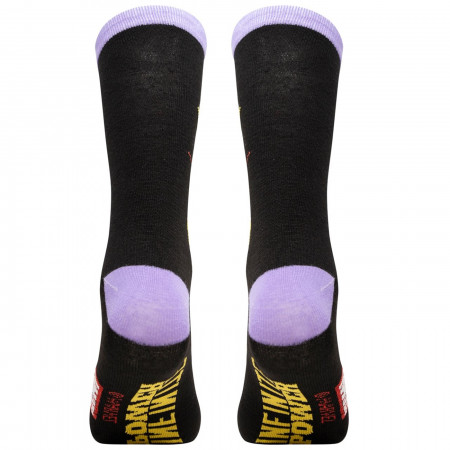 Thanos Infinite Power Crew Sock