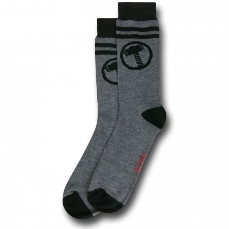 Thor Hammer Symbol Socks
