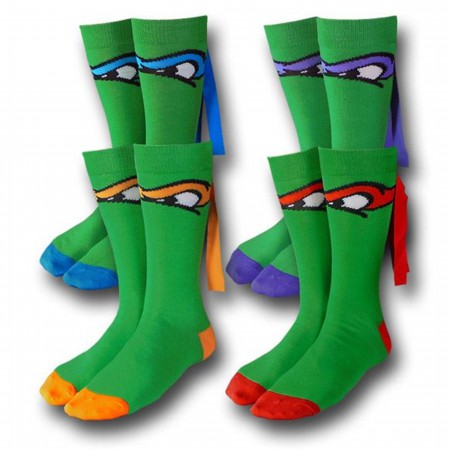 TMNT Masked Crew Sock 4-Pack