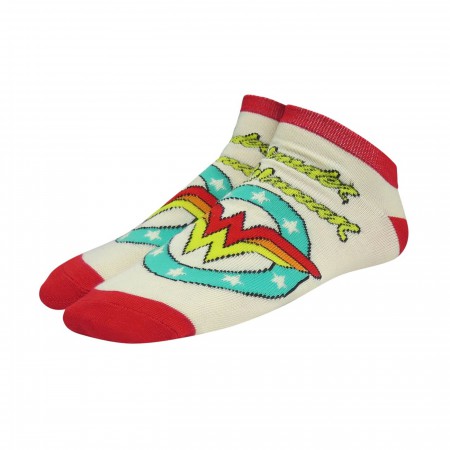 Wonder Woman Logos Women's Low Cut Socks 5-Pack