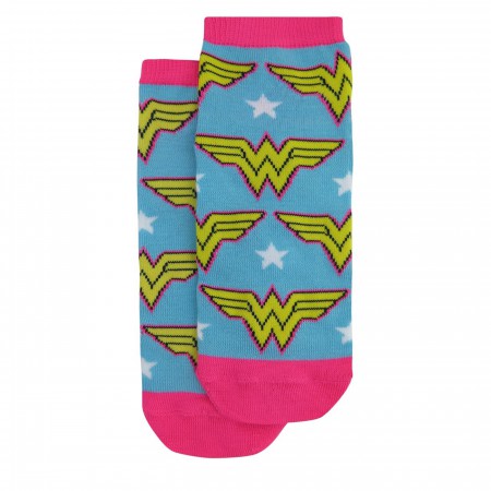 Wonder Woman Neon Women's Low Cut Sock 5-Pack