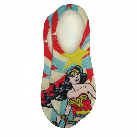 Wonder Woman Retro Women's Low Cut Socks 2-Pack