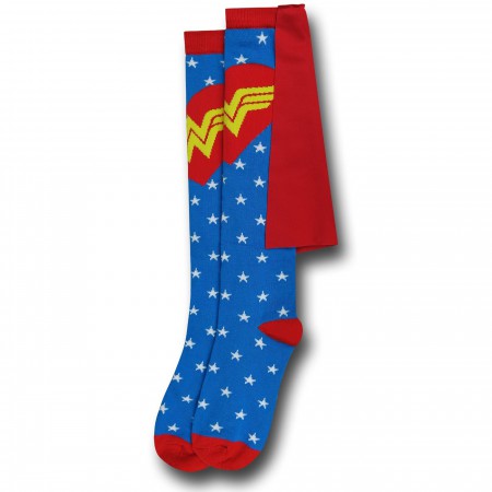 Wonder Woman Star Socks w/ Capes