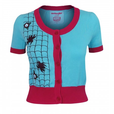 Spider-Gwen Women's Vintage Cardigan