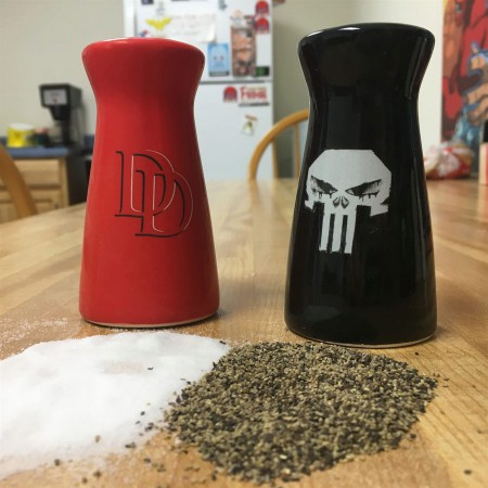 Daredevil and Punisher Salt & Pepper Shakers
