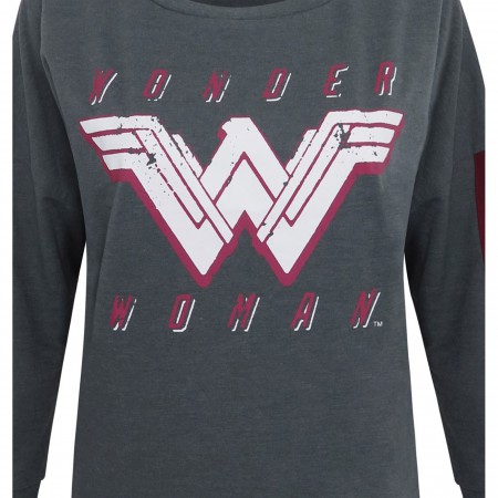 Wonder Woman Dye Heather Women's Sweatshirt