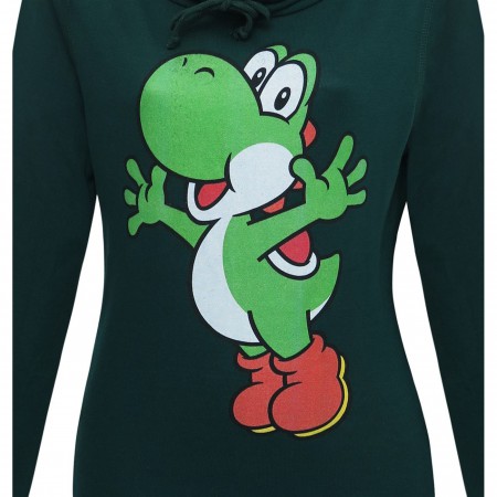 Super Mario Yoshi Women's Cowl Sweatshirt