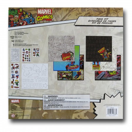 Marvel Scrapbooking Page Kit