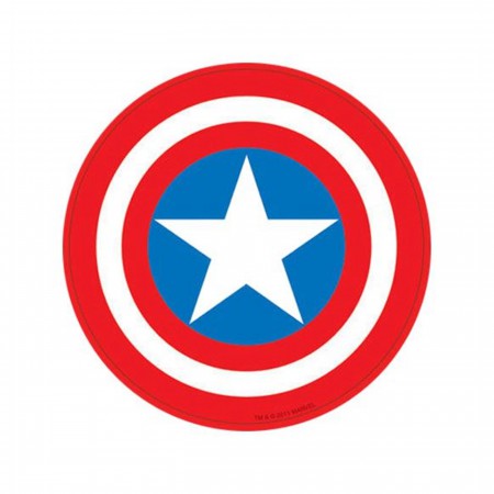 Captain America Shield Symbol Sticker