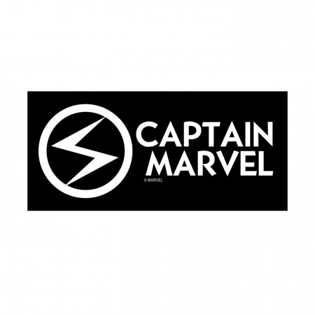 Captain Marvel White Decal