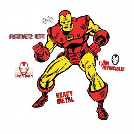 Iron Man Classic Giant Wall Decal