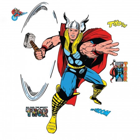 Thor Classic Giant Wall Decal