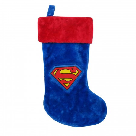Superman Symbol Christmas Stocking