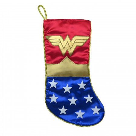 Wonder Woman Symbol Christmas Stocking
