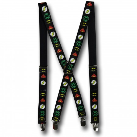 DC Symbols Suspenders