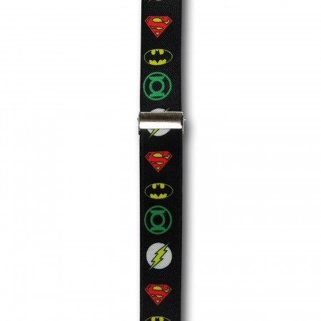 DC Symbols Suspenders