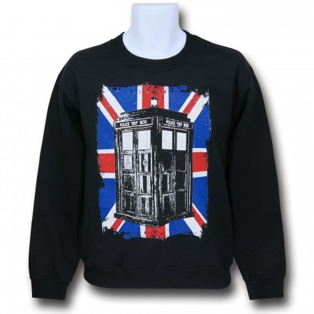 Doctor Who Union Jack Tardis Sweatshirt
