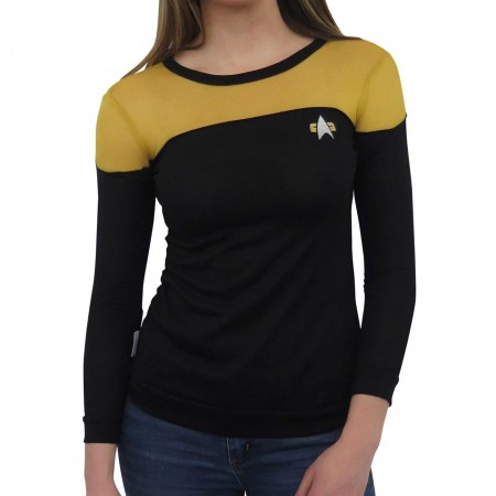Star Trek Yellow Costume Women's Sweater