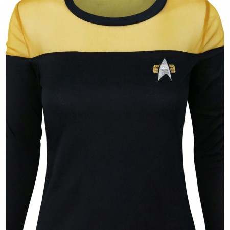 Star Trek Yellow Costume Women's Sweater