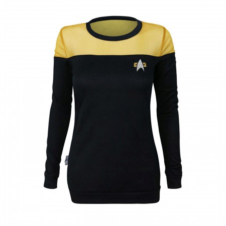 Star Trek Yellow Costume Women's Sweater