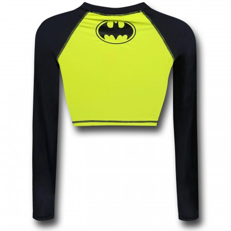 Batman Crop Top Rash Guard