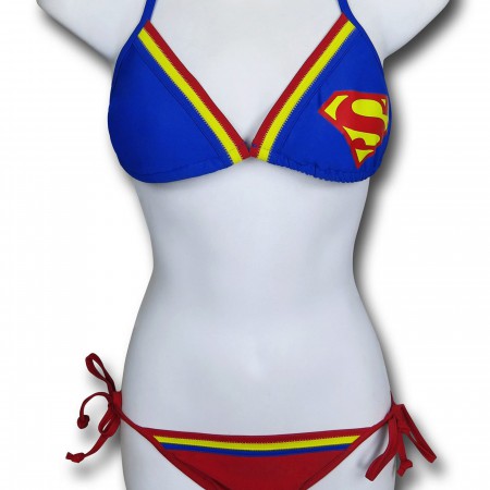 Supergirl Triangle Band Bikini