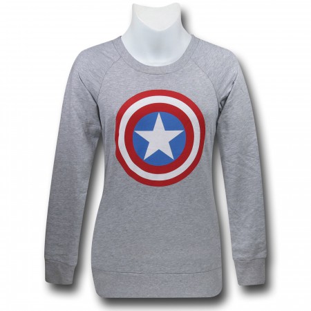 Cap Shield Women's Gray Sweatshirt