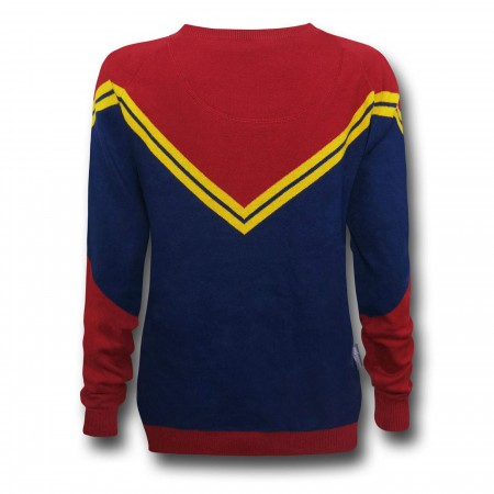 Captain Marvel Women's Costume Sweater