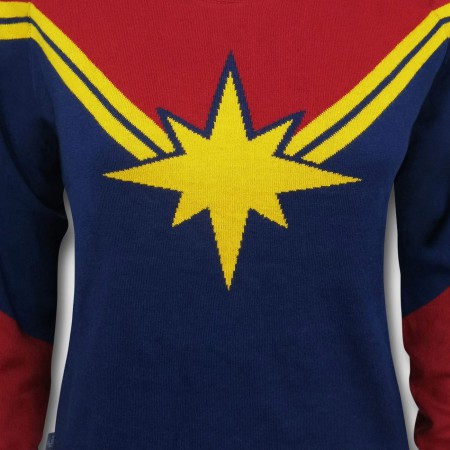 Captain Marvel Women's Costume Sweater