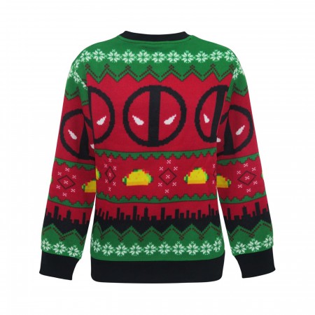 Deadpool Tacos Ugly Men's Christmas Sweater