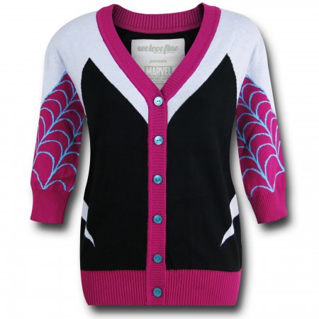 Spider Gwen 3/4 Sleeve Women's Cardigan