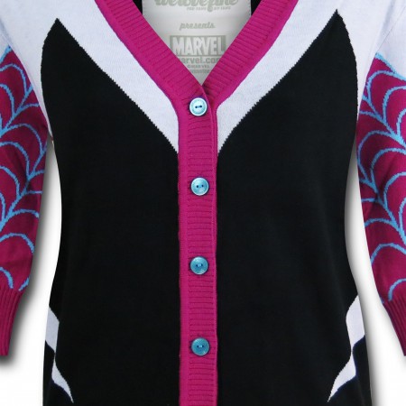 Spider Gwen 3/4 Sleeve Women's Cardigan