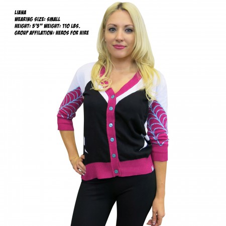 Spider Gwen 3/4 Sleeve Women's Cardigan