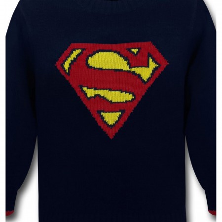 Superman Symbol Kids Sweater