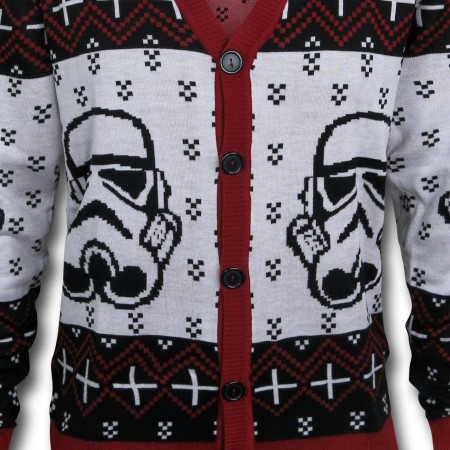 Star Wars Stormtrooper Christmas Sweater Cardigan