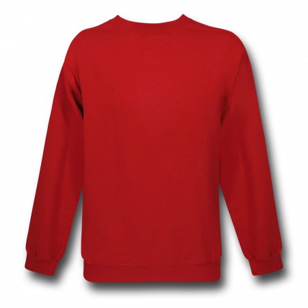 TMNT Group Red "Christmas Sweater" Sweatshirt