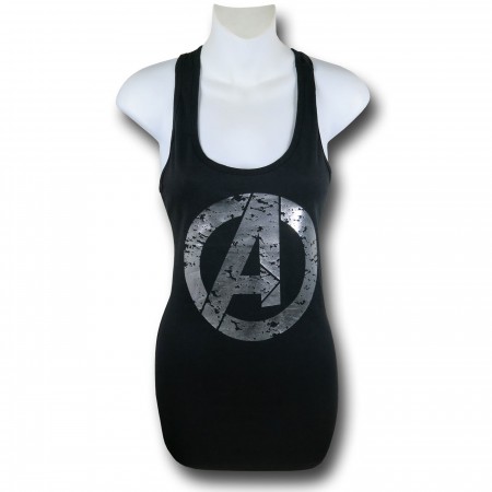 Avengers Metalix Symbol Women's Tank Top