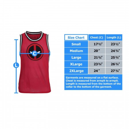 Deadpool Weapon X Basketball Jersey