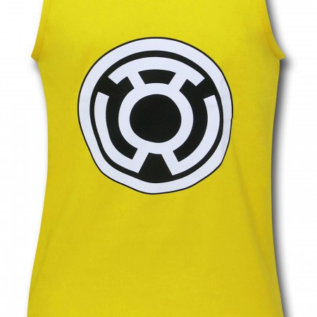 Green Lantern Sinestro Corps Yellow Tank Top