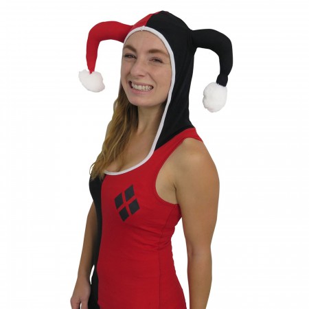 Harley Quinn Hooded Jester Tank Top