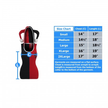 Harley Quinn Hooded Jester Tank Top