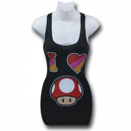 Nintendo Heart Mushroom Women's Tank Top