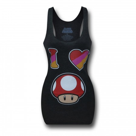 Nintendo Heart Mushroom Women's Tank Top