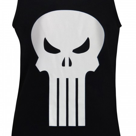 Punisher White Skull Tank Top