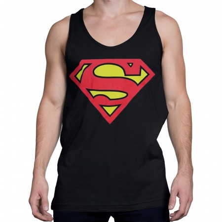 Superman Symbol Black Men's Tank Top