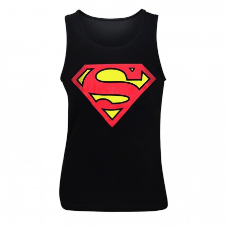 Superman Symbol Black Men's Tank Top