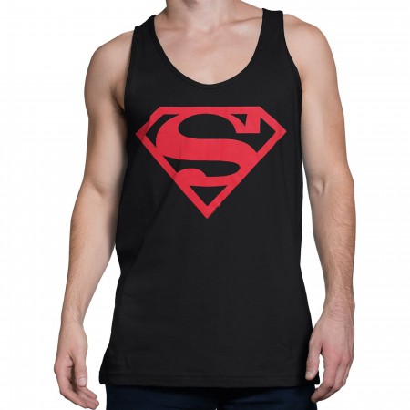 Superboy Red Symbol Tank Top