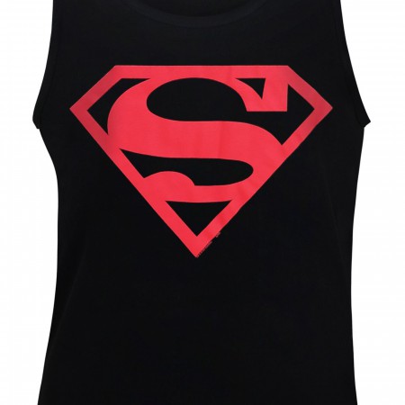 Superboy Red Symbol Tank Top